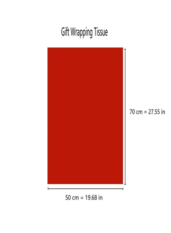 MORANTI Red Green Bulk Tissue Gift Wrapping Paper 30 Sheets 19.7 Inch x 27.5 Inch for Christmas Party Ugly Sweater Party Decoration - Image 2